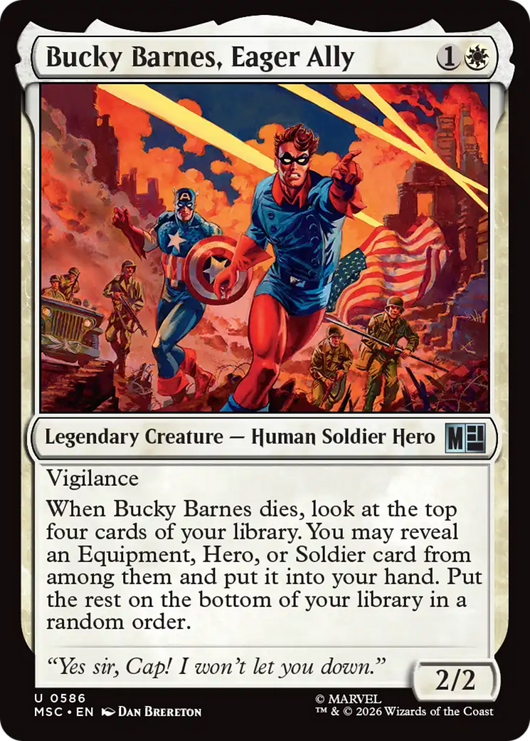 Bucky Barnes, Eager Ally [Marvel Super Heroes Commander] | Card Citadel