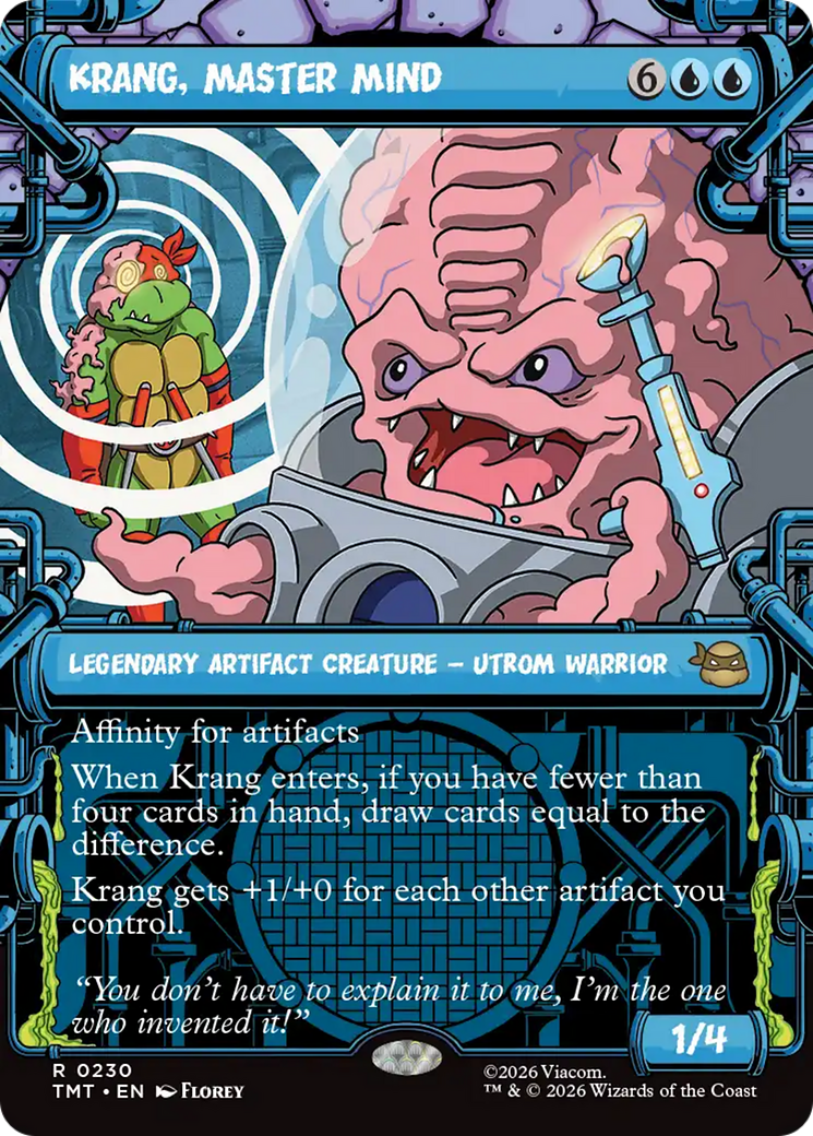 Krang, Master Mind (Showcase) [Teenage Mutant Ninja Turtles] | Card Citadel