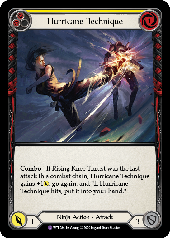 Hurricane Technique [U-WTR084] (Welcome to Rathe Unlimited)  Unlimited Rainbow Foil | Card Citadel