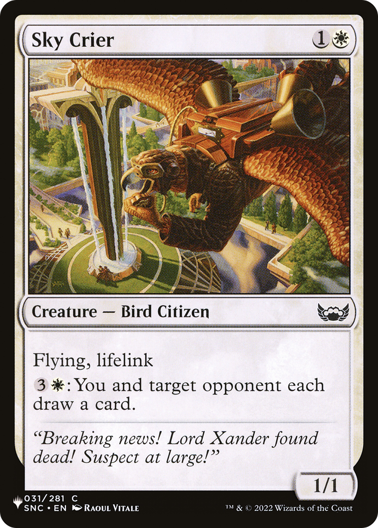 Sky Crier [The List Reprints] | Card Citadel