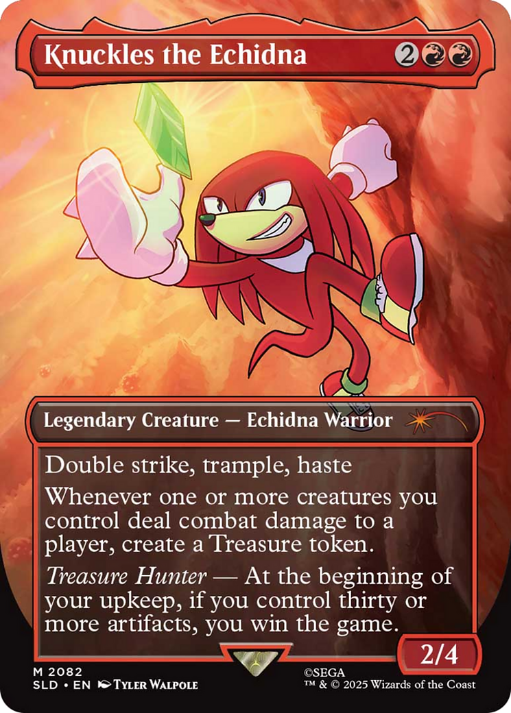 Knuckles the Echidna (Rainbow Foil) [Secret Lair Drop Series] | Card Citadel