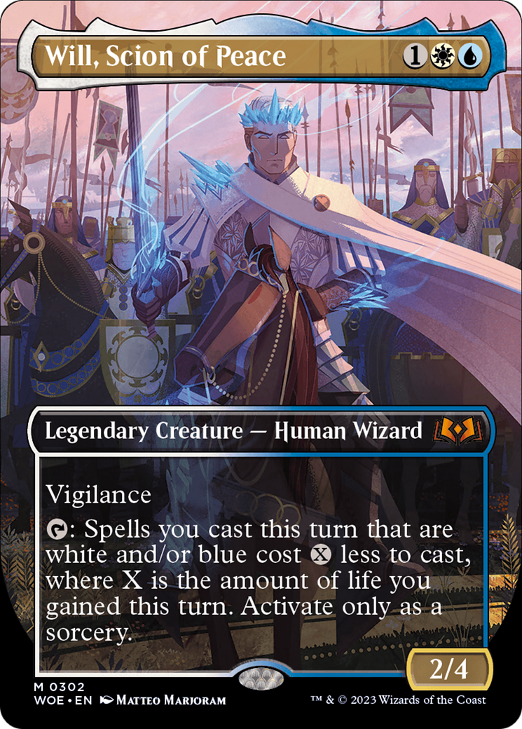 Will, Scion of Peace (Borderless Alternate Art) [Wilds of Eldraine] | Card Citadel