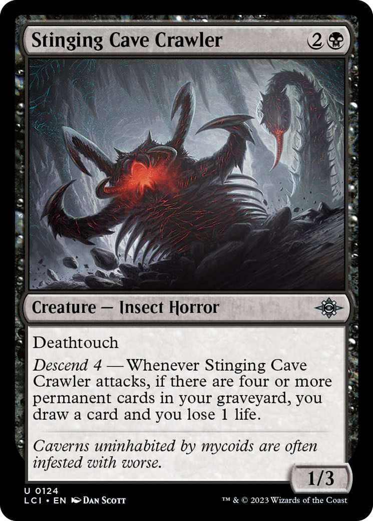 Stinging Cave Crawler [The Lost Caverns of Ixalan] | Card Citadel