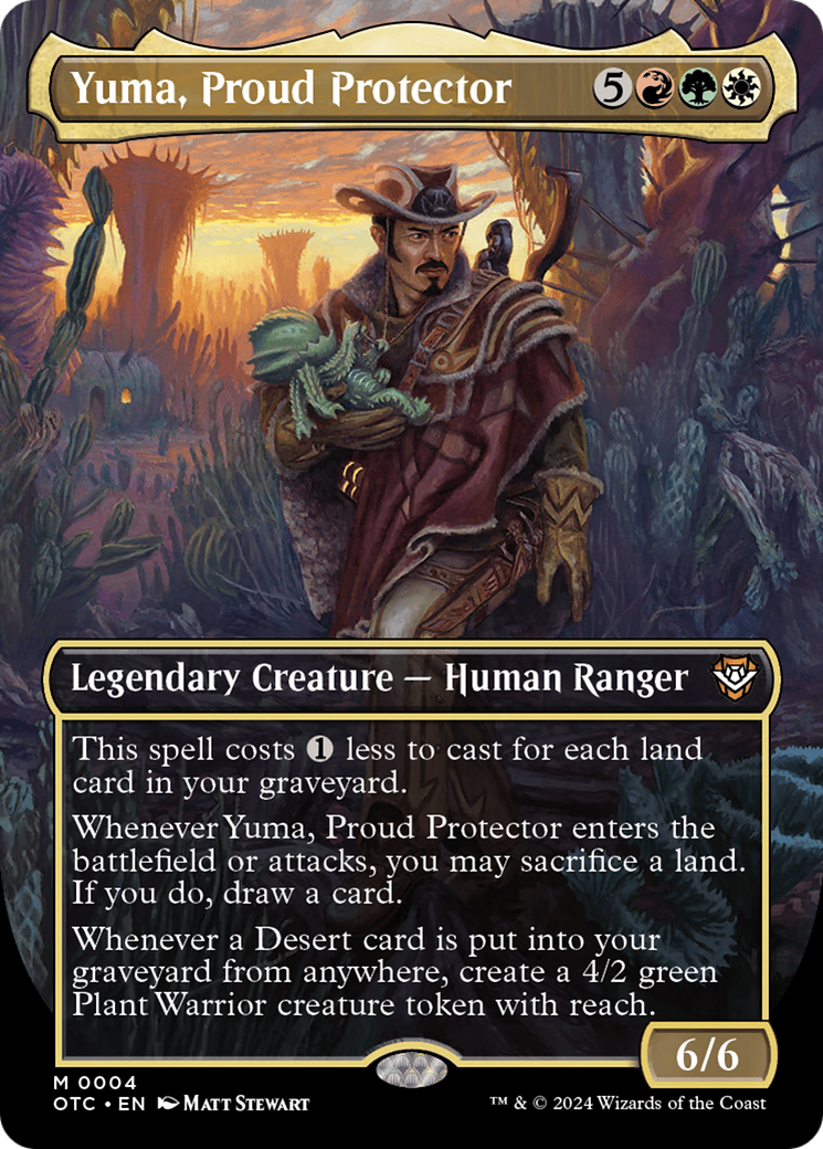 Yuma, Proud Protector (Borderless) [Outlaws of Thunder Junction Commander] | Card Citadel