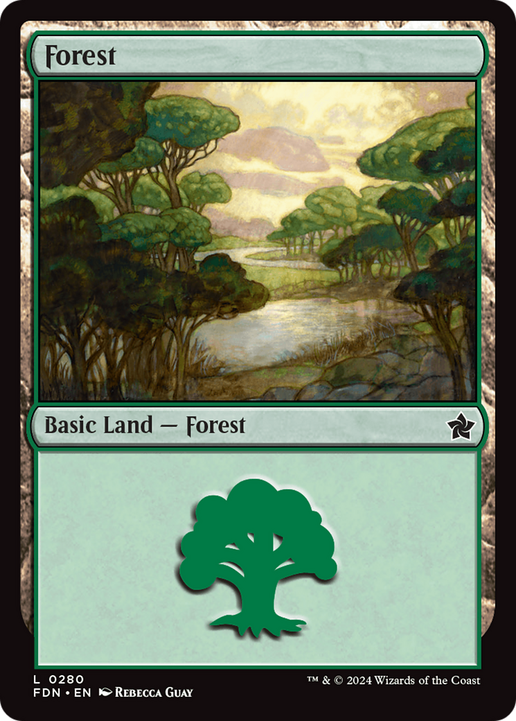 Forest (0280) [Foundations] | Card Citadel