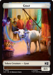 Soldier // Goat Double-Sided Token [Marvel Super Heroes Commander Tokens] | Card Citadel