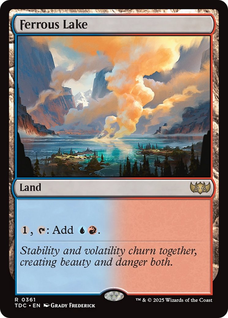 Ferrous Lake [Tarkir: Dragonstorm Commander] | Card Citadel