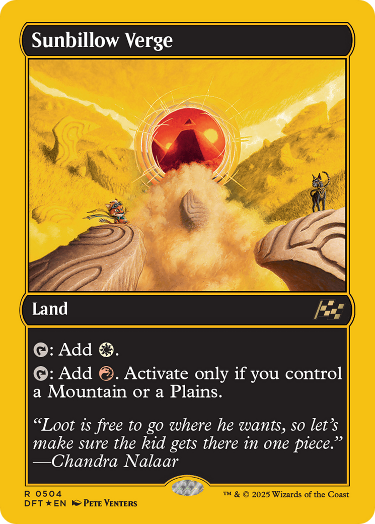 Sunbillow Verge (First-Place Foil) [Aetherdrift] | Card Citadel