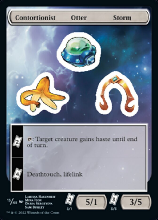 Contortionist Otter Storm [Unfinity Stickers] | Card Citadel