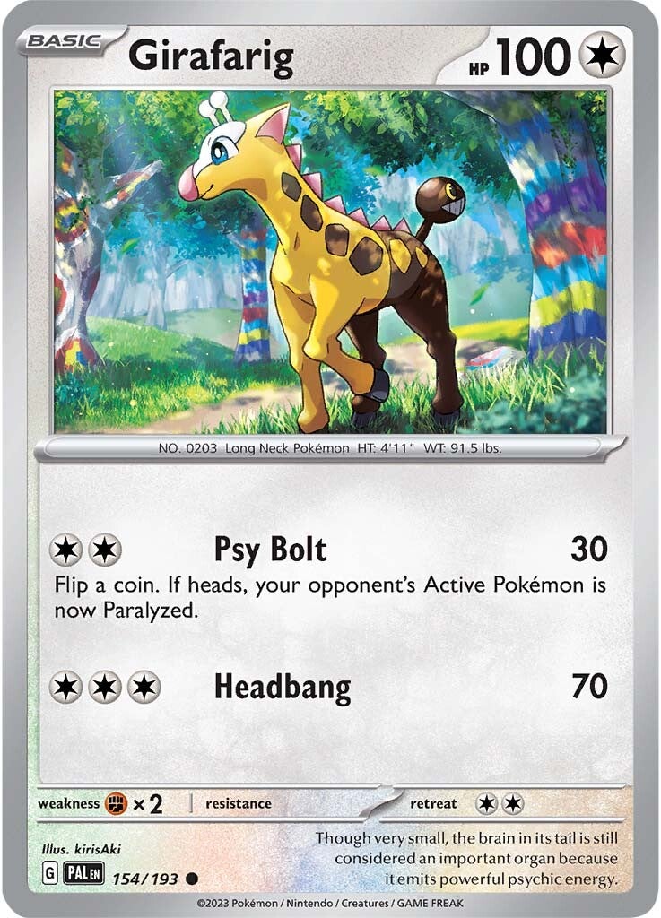 Girafarig (154/193) [Scarlet & Violet: Paldea Evolved] | Card Citadel