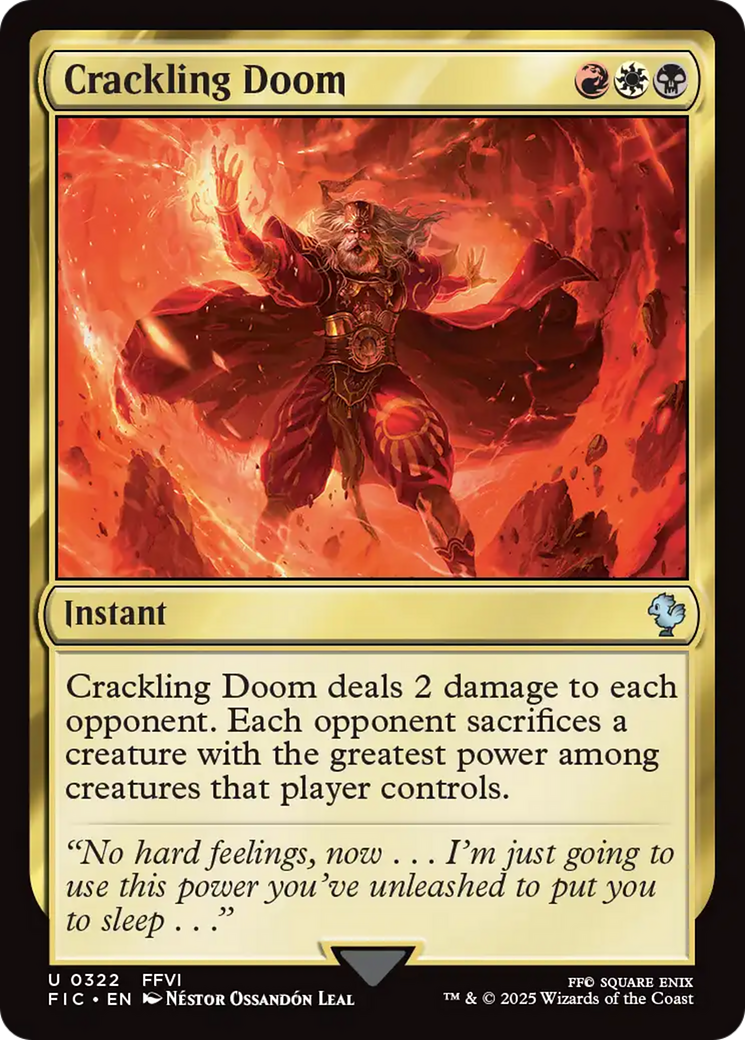 Crackling Doom [FINAL FANTASY Commander] | Card Citadel