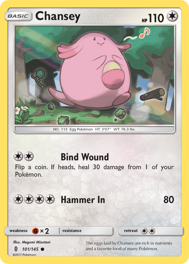 Chansey (101/145) [Sun & Moon: Guardians Rising] | Card Citadel