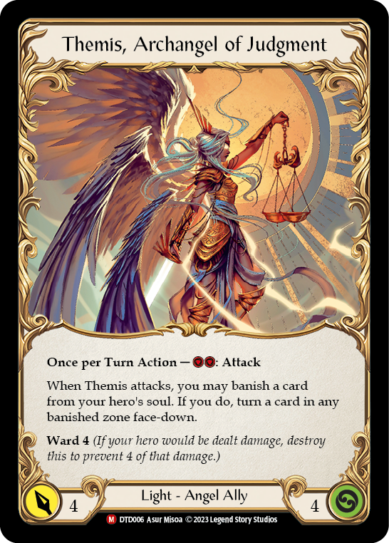 Figment of Judgment // Themis, Archangel of Judgment [DTD006] (Dusk Till Dawn) | Card Citadel