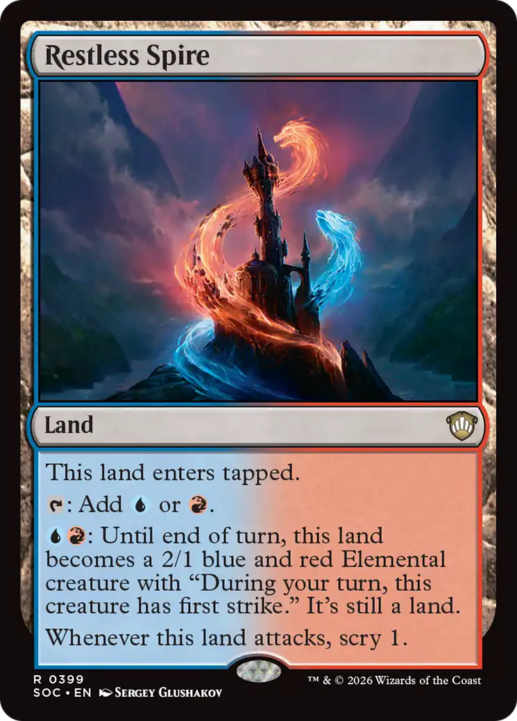 Restless Spire [Secrets of Strixhaven Commander] | Card Citadel