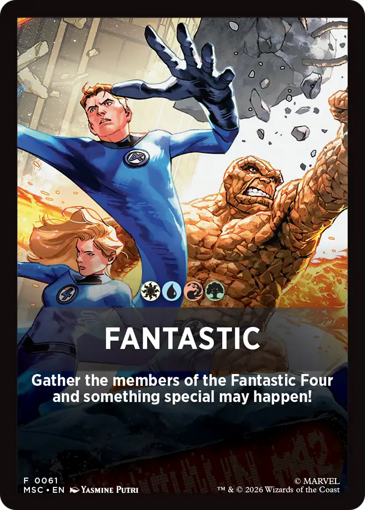 Fantastic Theme Card [Marvel Super Heroes Commander] | Card Citadel