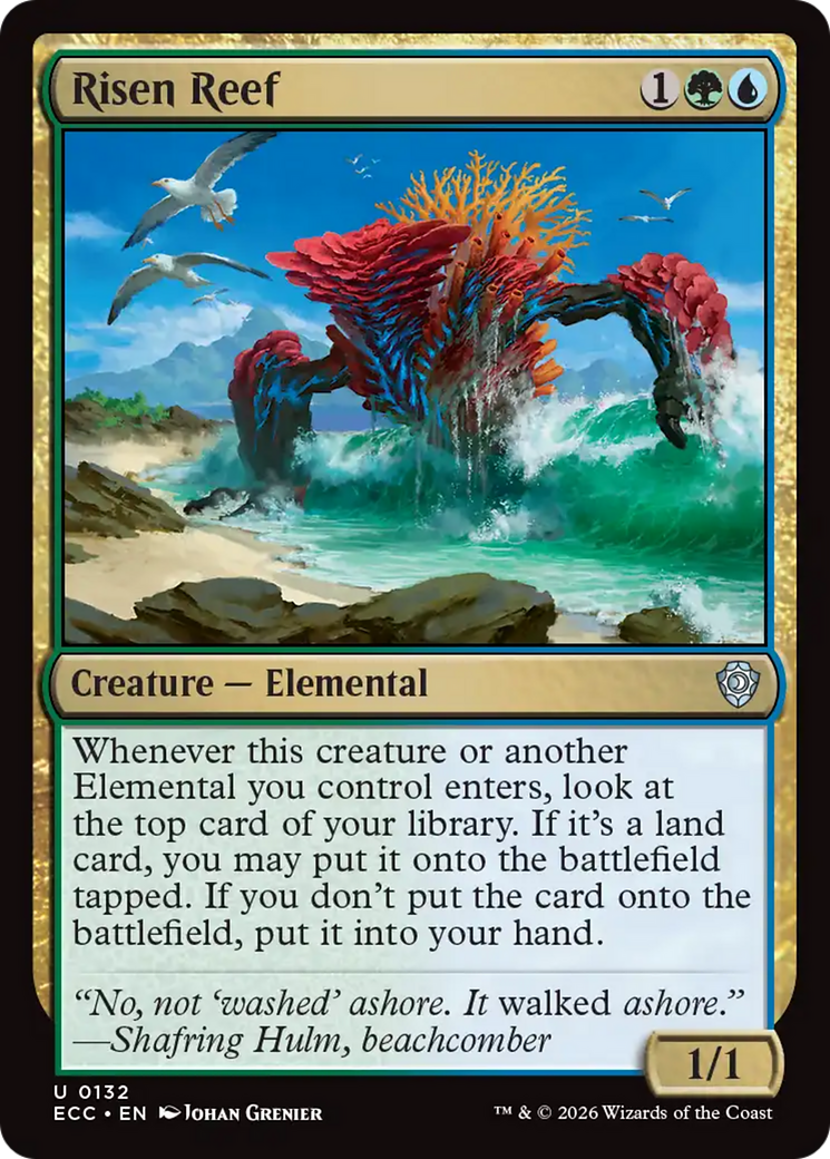 Risen Reef [Lorwyn Eclipsed Commander] | Card Citadel