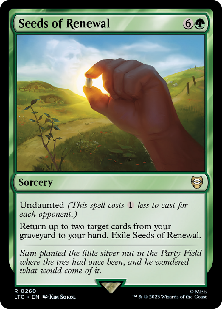 Seeds of Renewal [The Lord of the Rings: Tales of Middle-Earth Commander] | Card Citadel