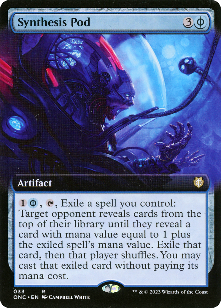 Synthesis Pod (Extended Art) [Phyrexia: All Will Be One Commander] | Card Citadel