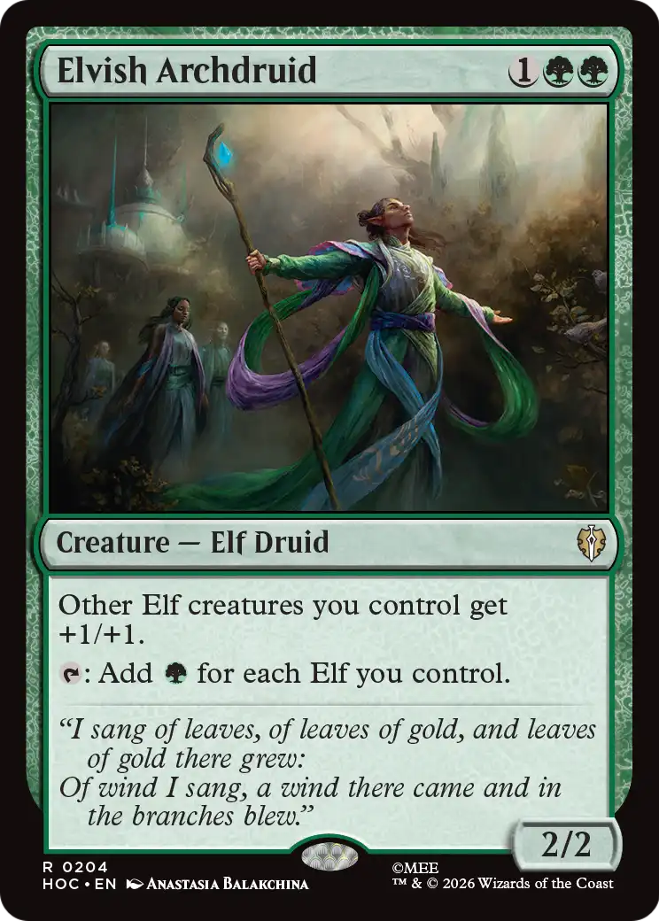 Elvish Archdruid [The Hobbit: Eternal-Legal] | Card Citadel