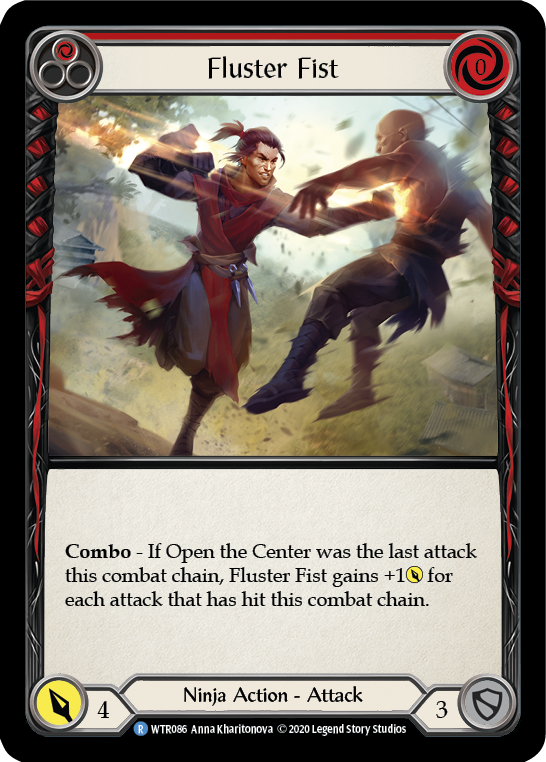 Fluster Fist (Red) [U-WTR086] (Welcome to Rathe Unlimited)  Unlimited Rainbow Foil | Card Citadel