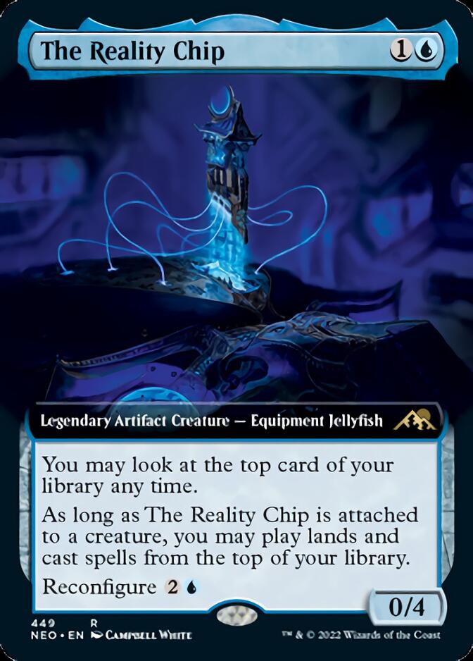 The Reality Chip (Extended Art) [Kamigawa: Neon Dynasty] | Card Citadel