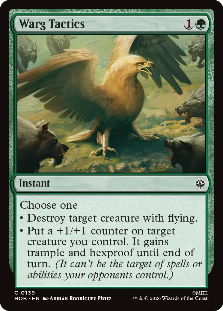 Warg Tactics [The Hobbit] | Card Citadel