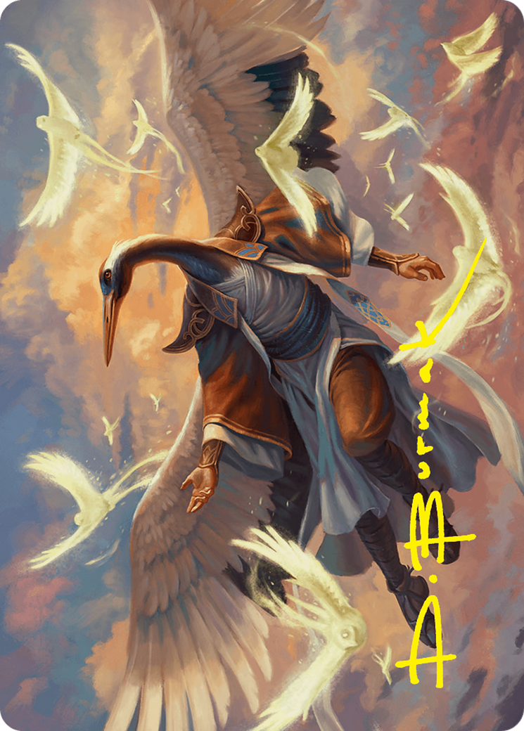 Kykar, Zephyr Awakener Art Card (16/54) (Gold-Stamped Signature) [Foundations Art Series] | Card Citadel