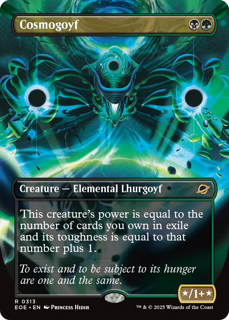 Cosmogoyf (Borderless) [Edge of Eternities] | Card Citadel