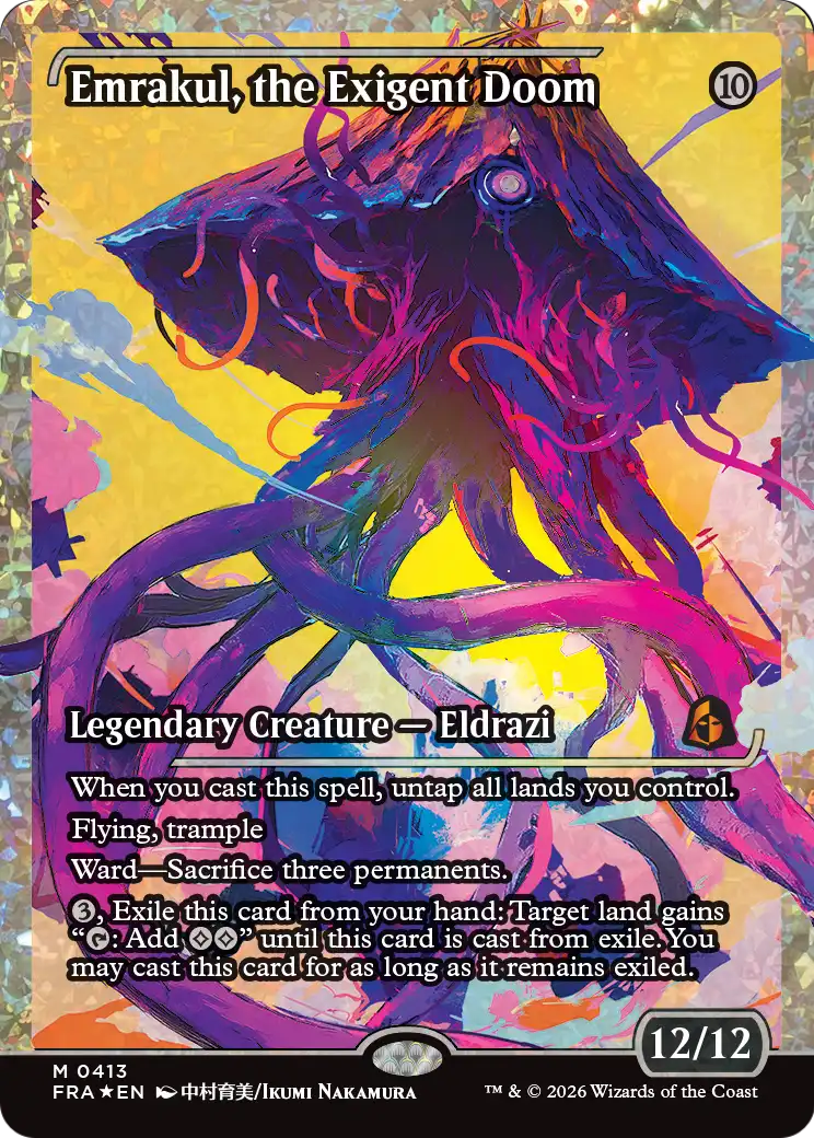 Emrakul, the Exigent Doom (Showcase) (Fracture Foil) [Reality Fracture] | Card Citadel
