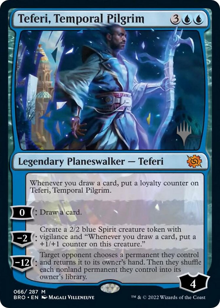 Teferi, Temporal Pilgrim (Promo Pack) [The Brothers' War Promos] | Card Citadel