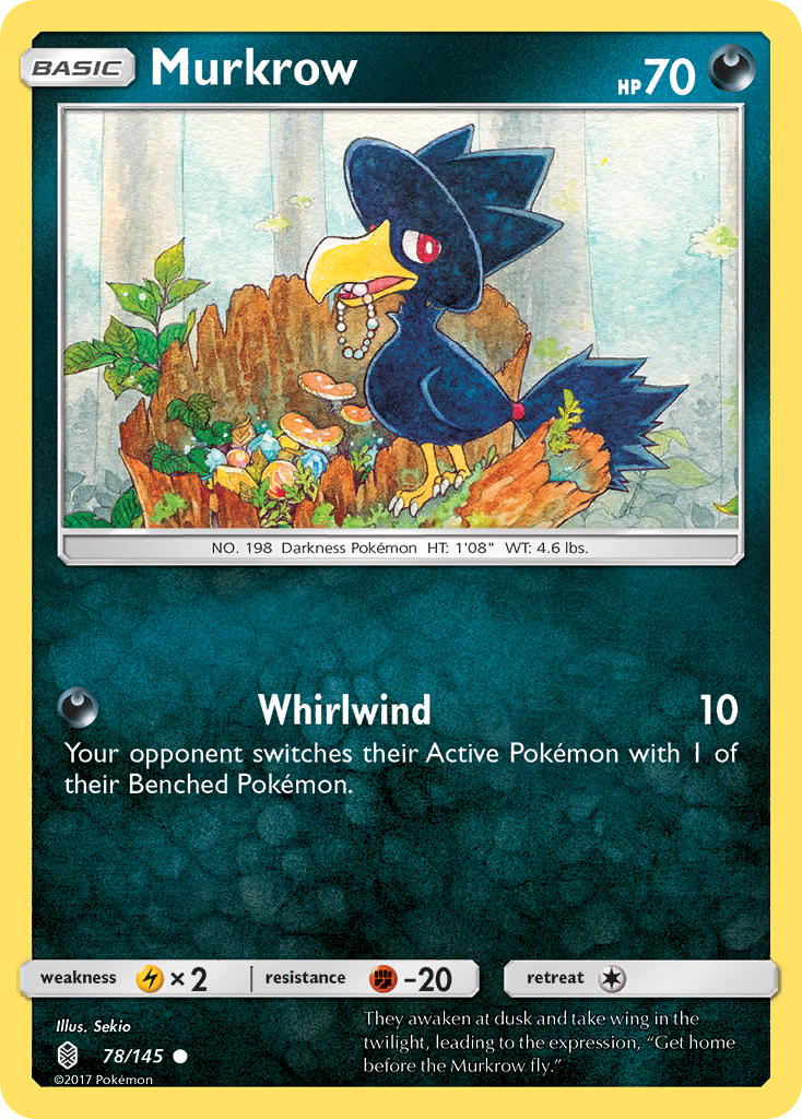 Murkrow (78/145) [Sun & Moon: Guardians Rising] | Card Citadel