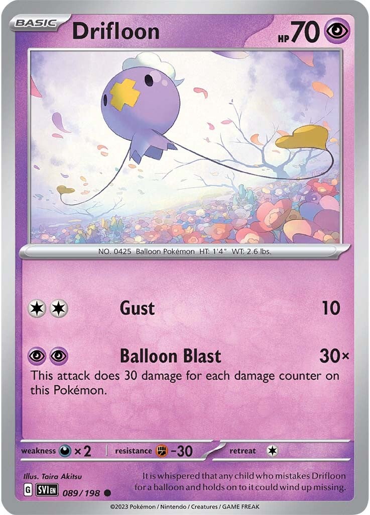 Drifloon (089/198) [Scarlet & Violet: Base Set] | Card Citadel