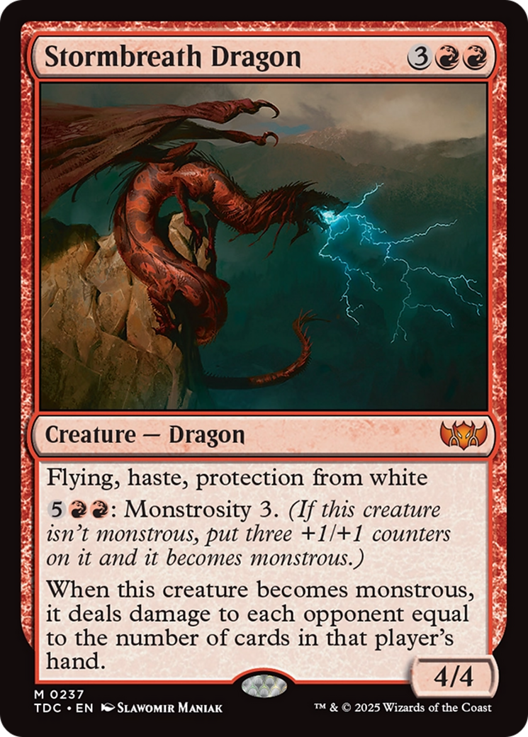 Stormbreath Dragon [Tarkir: Dragonstorm Commander] | Card Citadel