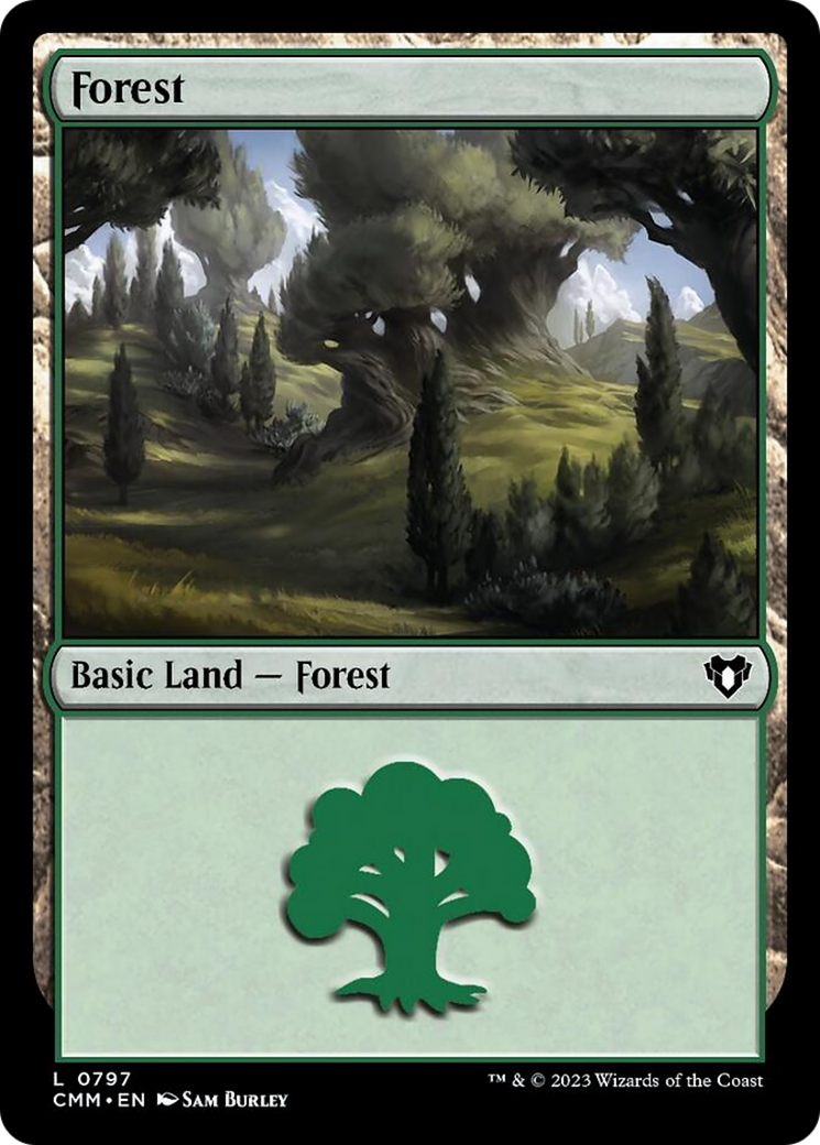 Forest (797) [Commander Masters] | Card Citadel