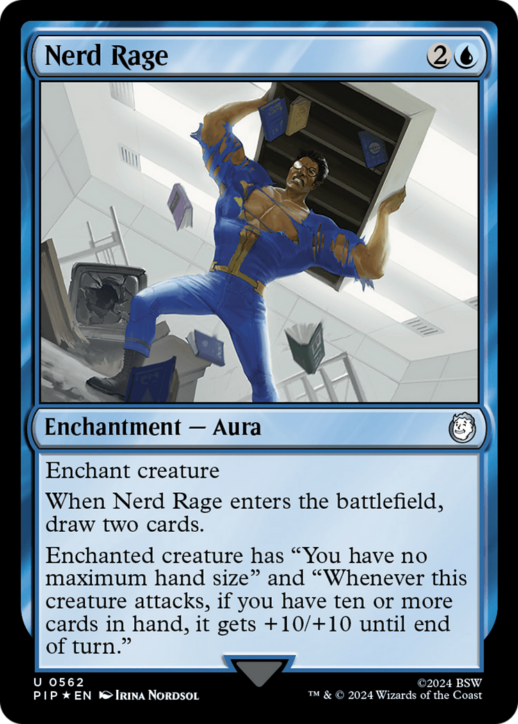 Nerd Rage (Surge Foil) [Fallout] | Card Citadel