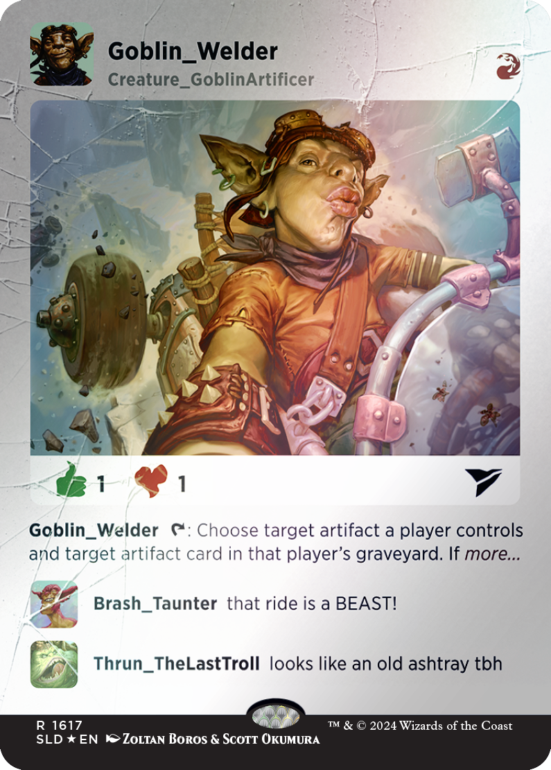 Goblin Welder (Rainbow Foil) [Secret Lair Drop Series] | Card Citadel