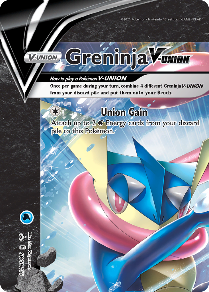 Greninja V-Union (SWSH155) [Sword & Shield: Black Star Promos] | Card Citadel