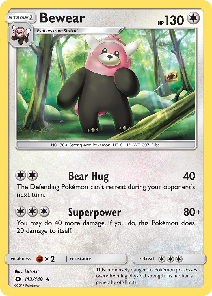 Bewear (112/149) [Sun & Moon: Base Set] | Card Citadel