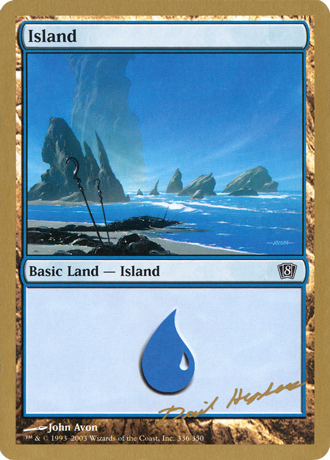 Island (dh336) (Dave Humpherys) [World Championship Decks 2003] | Card Citadel