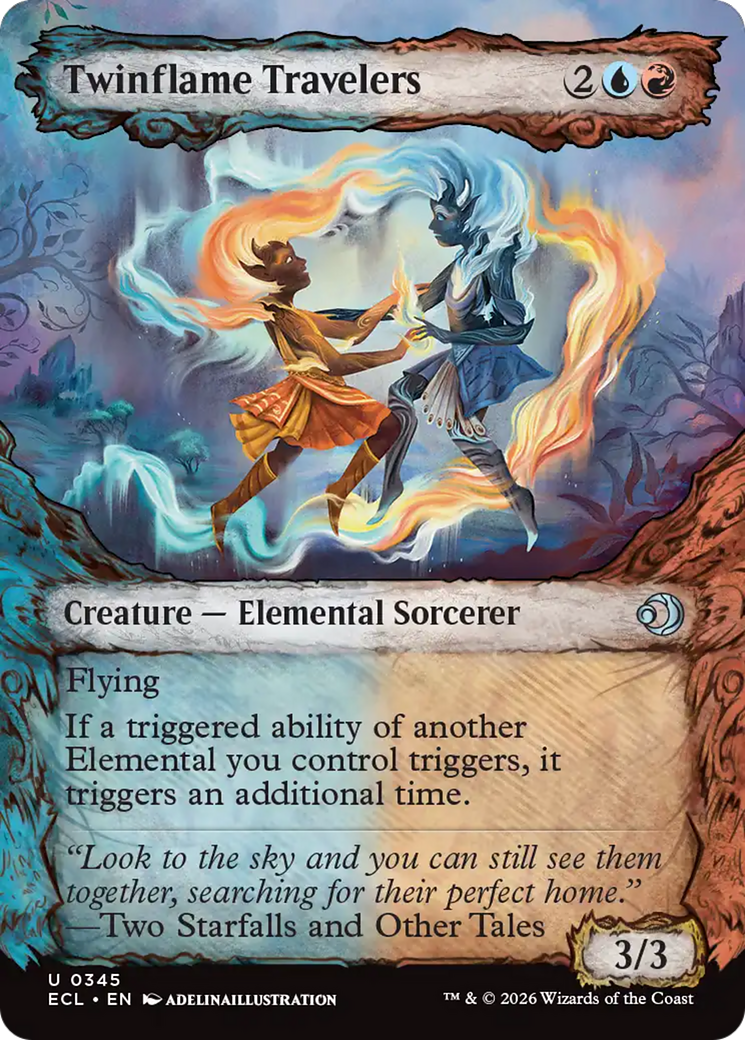 Twinflame Travelers (Showcase) [Lorwyn Eclipsed] | Card Citadel