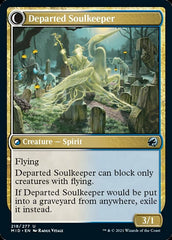 Devoted Grafkeeper // Departed Soulkeeper [Innistrad: Midnight Hunt] | Card Citadel