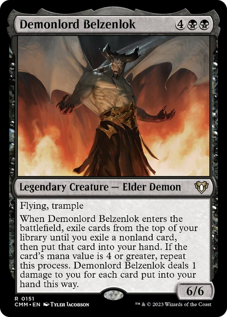 Demonlord Belzenlok [Commander Masters] | Card Citadel