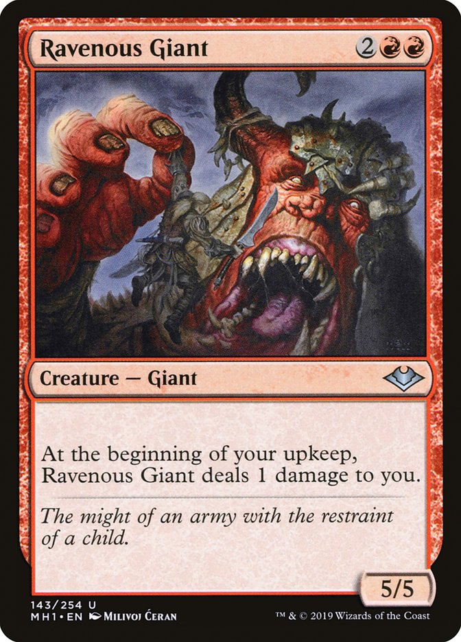 Ravenous Giant [Modern Horizons] | Card Citadel