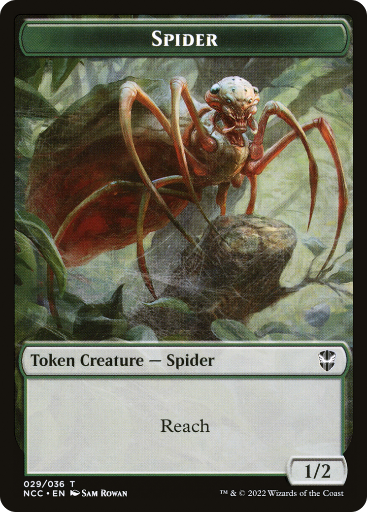 Treasure // Spider Double-Sided Token [The List] | Card Citadel
