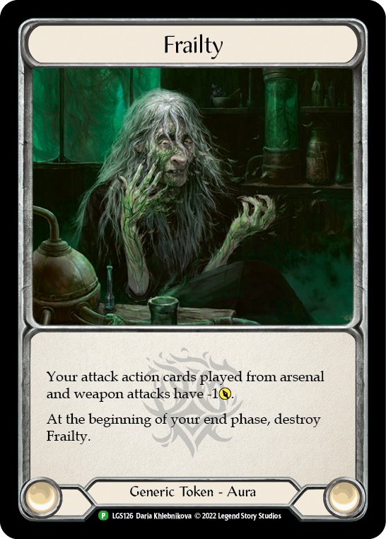 Bloodrot Pox // Frailty [LGS125 // LGS126] (Promo)  Cold Foil | Card Citadel