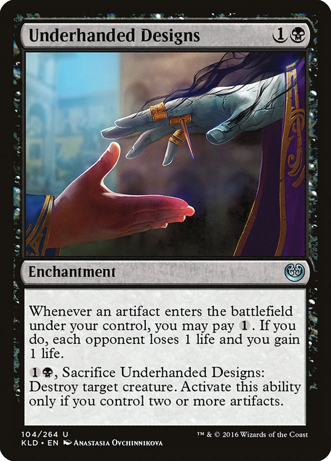 Underhanded Designs [Kaladesh] | Card Citadel