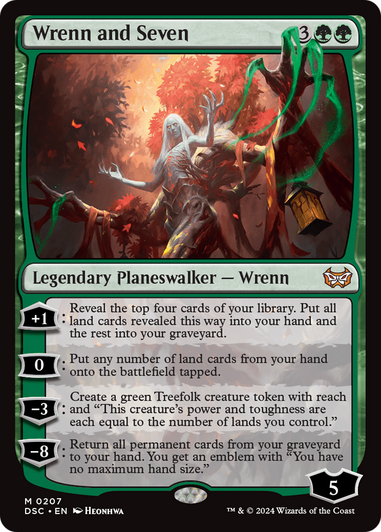 Wrenn and Seven [Duskmourn: House of Horror Commander] | Card Citadel