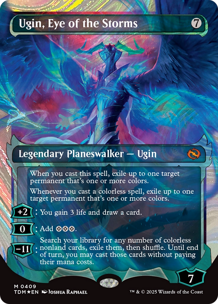 Ugin, Eye of the Storms (Showcase) (Halo Foil) [Tarkir: Dragonstorm] | Card Citadel