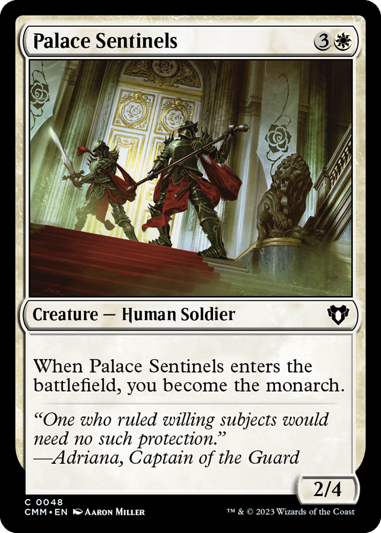 Palace Sentinels [Commander Masters] | Card Citadel