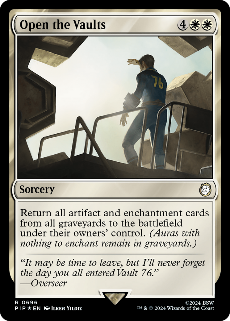 Open the Vaults (Surge Foil) [Fallout] | Card Citadel